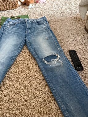 Moussy Distressed Light Blue Slim women’s jeans